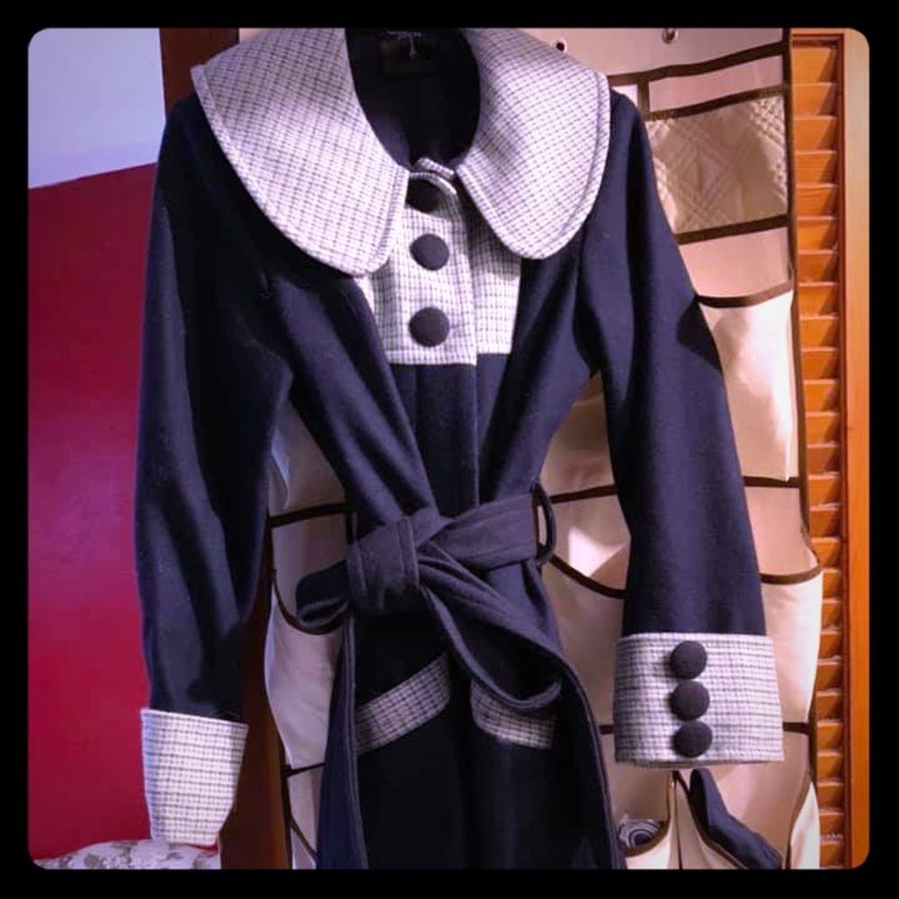 ModCloth Soft Wool Peter Pan Collar Coat